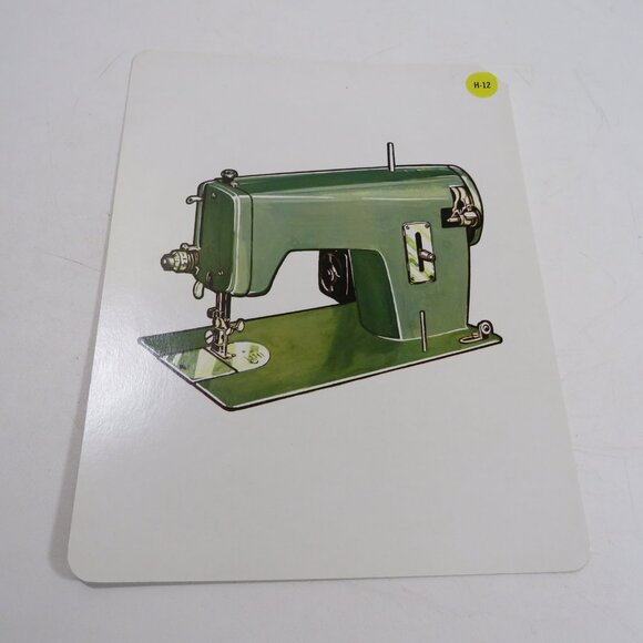 Peabody 60s Sewing Machine (1) card Vintage Artwork - Picture 1 of 2